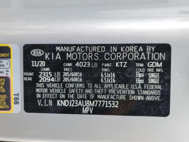 KNDJ23AU8M7771532 KIA SOUL LX
