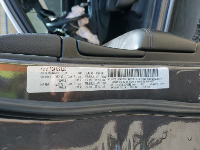 1C4RJFAG5JC343356 Jeep Grand Cherokee Laredo