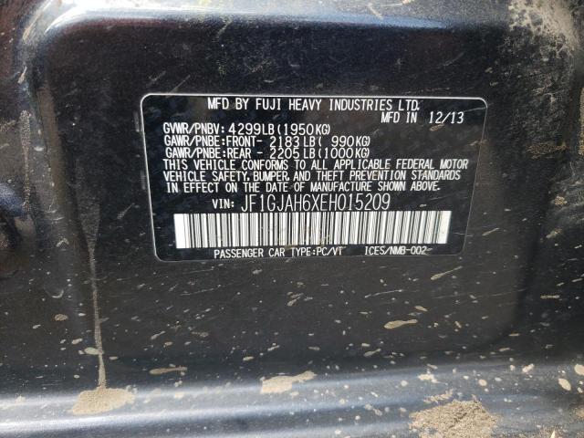 JF1GJAH6XEH015209 Subaru Impreza Limited