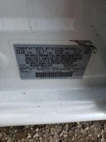 3N1CE2CP3EL411487 Nissan Versa Note S