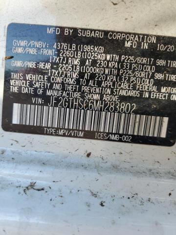 JF2GTHSC6MH283802 Subaru Crosstrek Sport