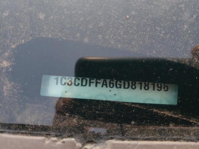 1C3CDFFA6GD818196 Dodge Dart Sxt Sport