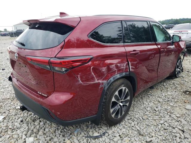 VIN 5TDHZRBH5LS023520 2020 Toyota Highlander, Xle no.3