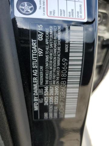 WDDHF7GB6GB180669 2016 MERCEDES-BENZ E-CLASS, photo no. 12