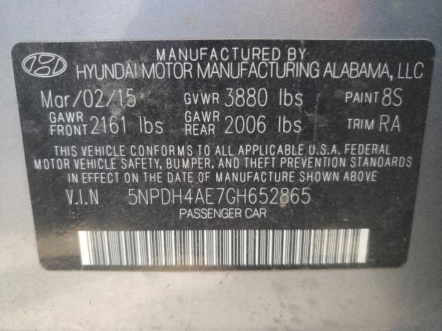 2016 HYUNDAI ELANTRA SE - 5NPDH4AE7GH652865
