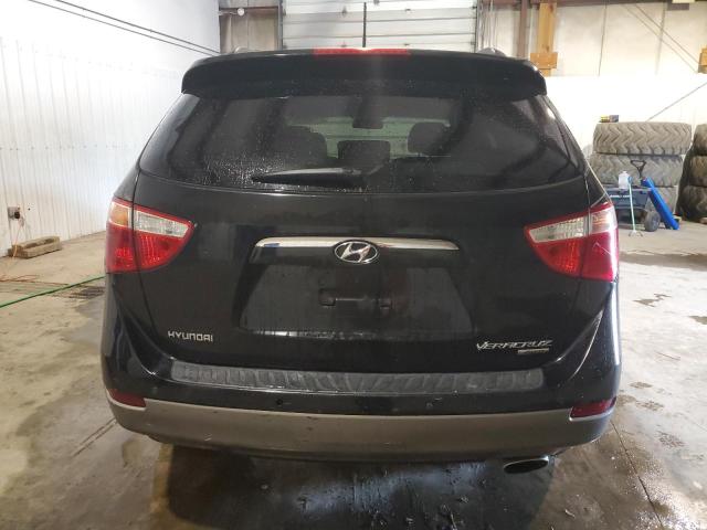 VIN: KM8NUDCC3BU169086 Auction: COPART Lot: 61288483 Location: NJ - GLASSBORO EAST KM8NUDCC3BU169086 HYUNDAI VERACRUZ 2011 BLACK Photo 6