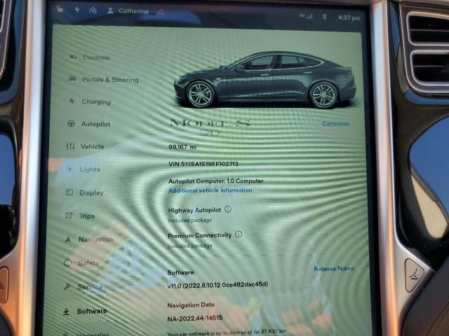 5YJSA1E19FF102713 Tesla MODEL S
