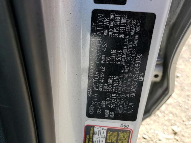 KNDCB3LC3H5083193 KIA NIRO FE