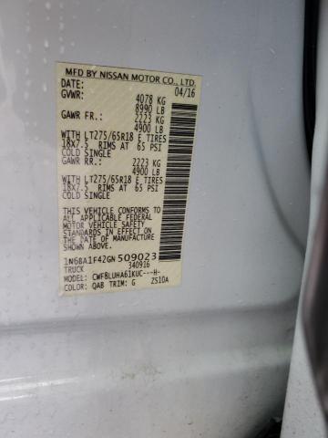 1N6BA1F42GN509023 Nissan Titan Xd Sl