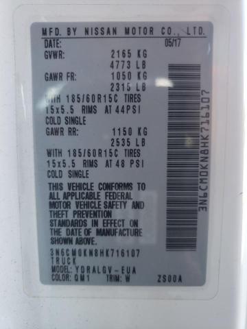 3N6CM0KN8HK716107 Nissan NV200 2.5S