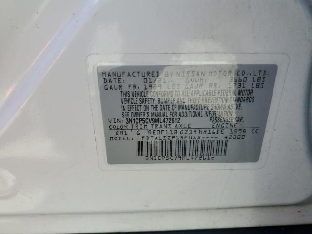 2021 NISSAN KICKS SV 3N1CP5CV9ML472612