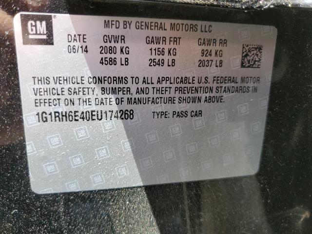 VIN 1G1RH6E40EU174268 2014 Chevrolet Volt no.12