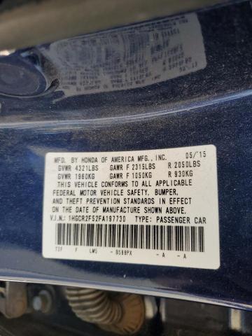 1HGCR2F52FA197730 Honda Accord Sport