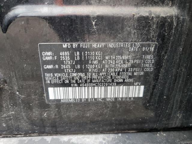 4S4BSBHC2G3291439 Subaru Outback 2.5i Premium