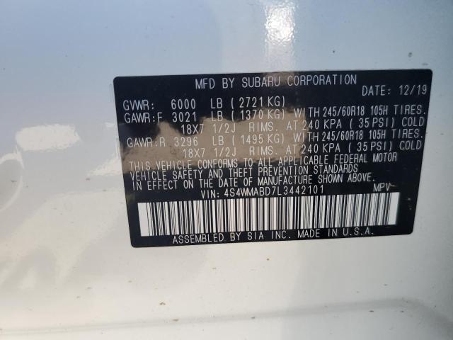 4S4WMABD7L3442101 Subaru Ascent Premium