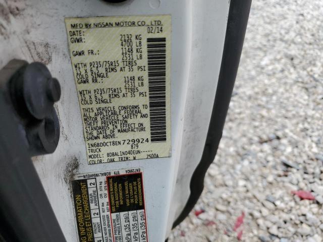 1N6BD0CT8EN729924 Nissan FRONTIER S