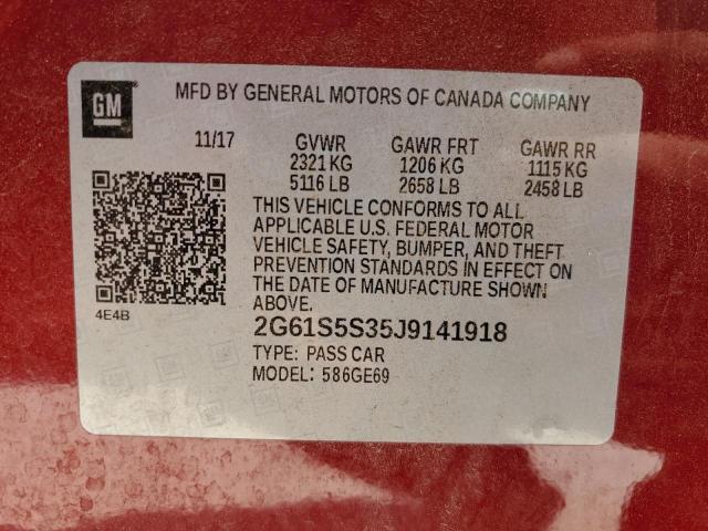 2018 CADILLAC XTS PLATIN - 2G61S5S35J9141918