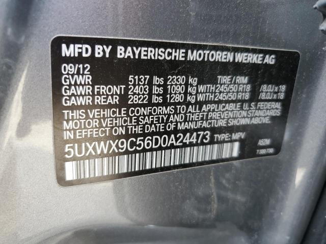 VIN 5UXWX9C56D0A24473 2013 BMW X3, Xdrive28I no.13