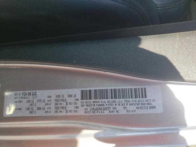 1C4BJWEG0HL620727 Jeep Wrangler Unlimited Sahara