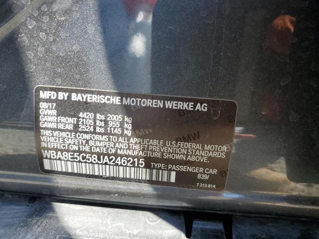 WBA8E5C58JA246215 BMW 328 D