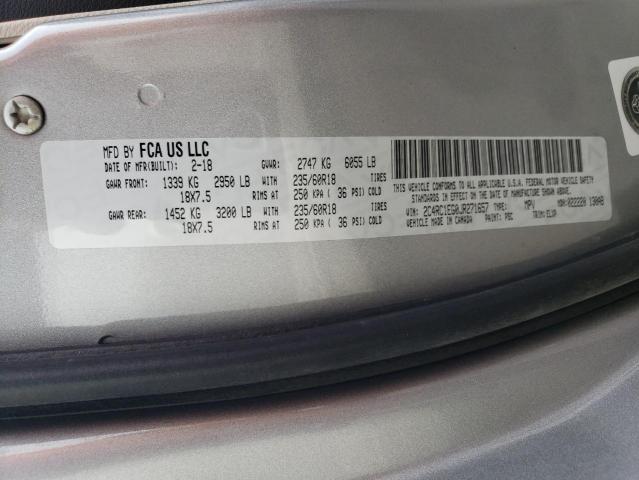 2C4RC1EG0JR271657 Chrysler Pacifica Touring L Plus