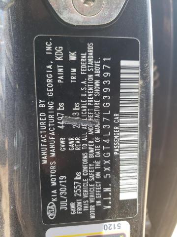 5XXGT4L37LG393971 KIA Optima Lx