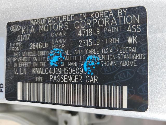 KNALC4J19H5060955 KIA Cadenza Premium