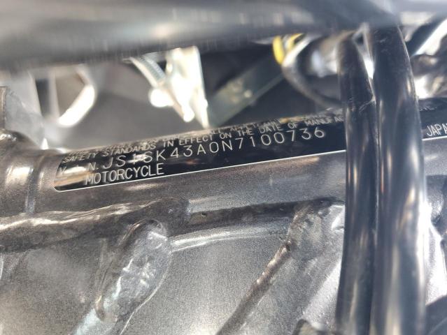 2022 SUZUKI DR-Z400 S - JS1SK43A0N7100736