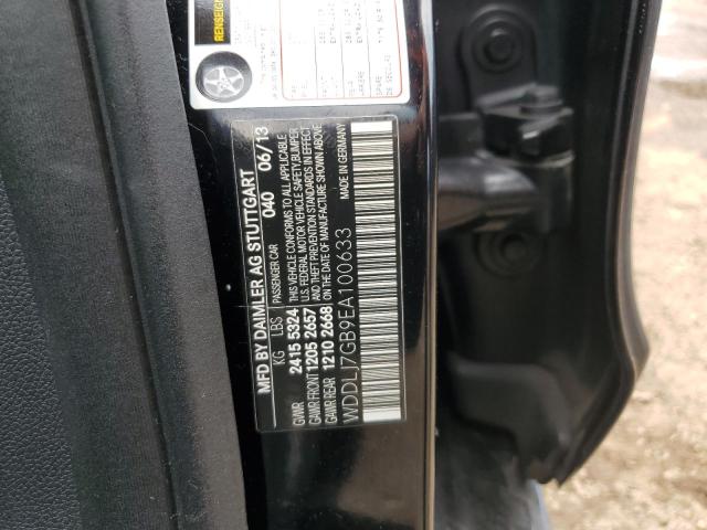 WDDLJ7GB9EA100633 Mercedes-Benz Cls 63 Amg S-model