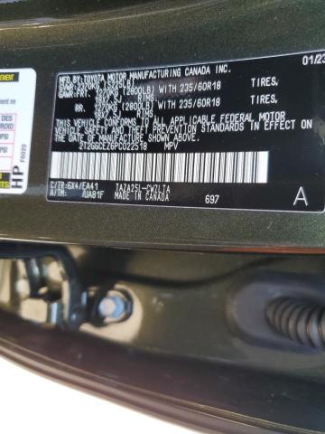 2023 LEXUS NX 350 2T2GGCEZ6PC022518