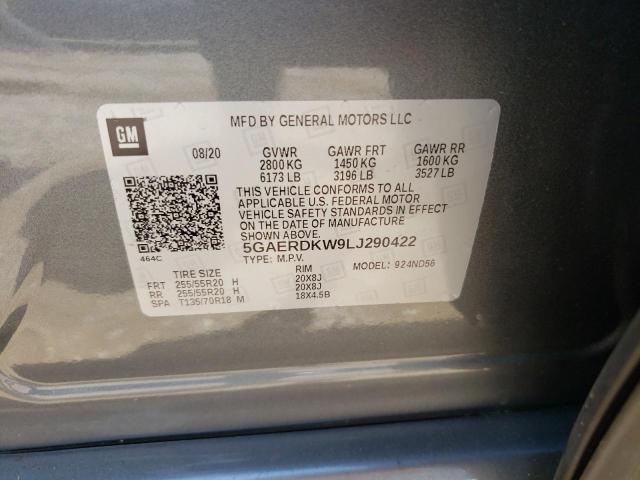 5GAERDKW9LJ290422 Buick Enclave Avenir