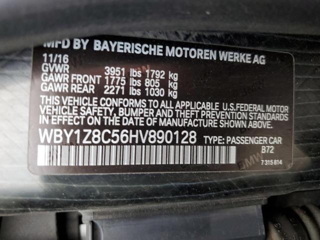 2017 BMW I3 REX - WBY1Z8C56HV890128