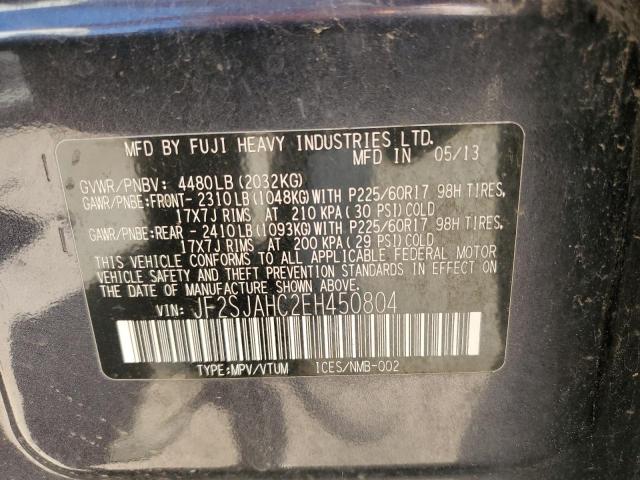 JF2SJAHC2EH450804 Subaru Forester 2.5i Limited