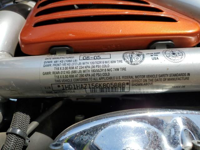 2006 HARLEY-DAVIDSON VRSCA 1HD1HAZ156K805888