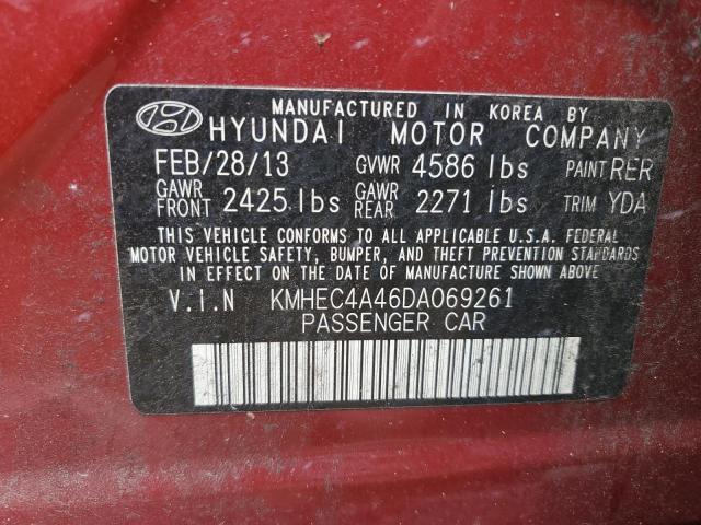 VIN KMHEC4A46DA069261 2013 HYUNDAI SONATA no.13