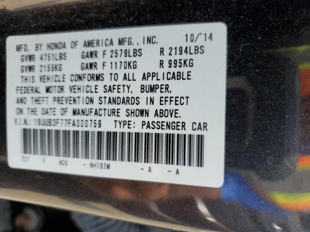 2015 ACURA TLX ADVANC 19UUB3F77FA000759