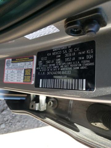 3KPA24AD9NE464183 Kia Rio LX 10