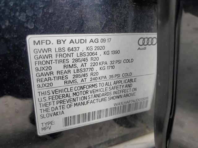 VIN WA1LHAF74JD013015 2018 Audi Q7, Premium Plus no.13