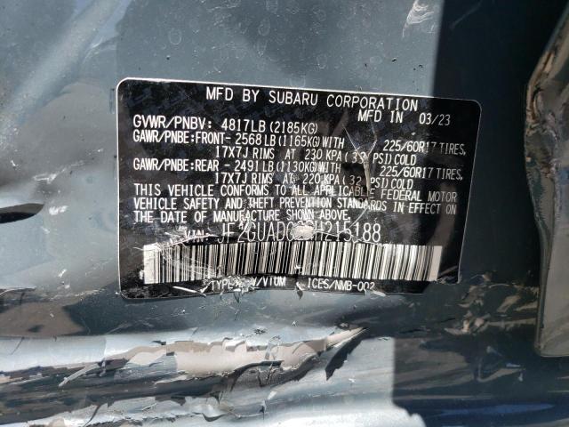 JF2GUADC3RH215188 Subaru Crosstrek Premium