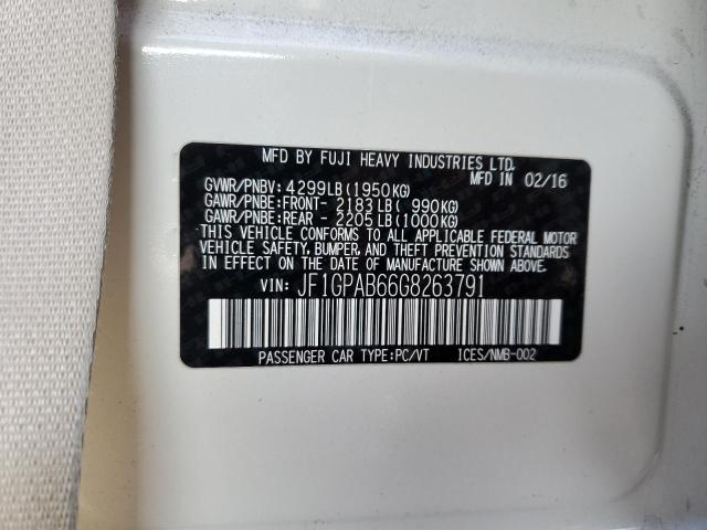 JF1GPAB66G8263791 Subaru Impreza Premium