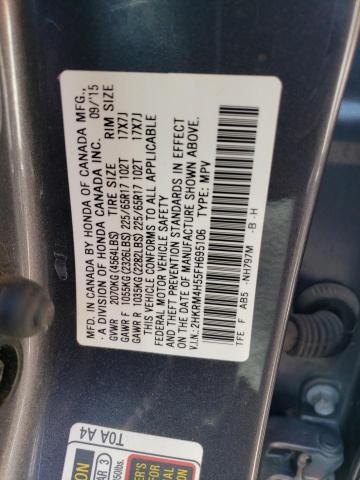 2015 HONDA CR-V EX AW 2HKRM4H55FH695106