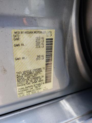1N4AL3APXFN374674 Nissan ALTIMA 2.5