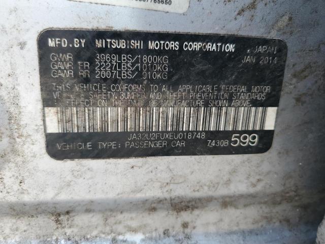 JA32U2FUXEU018748 Mitsubishi Lancer Es/es Sport
