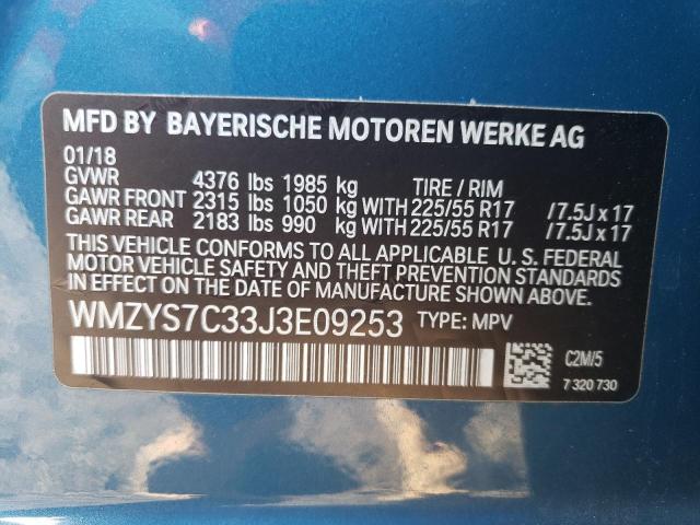 WMZYS7C33J3E09253 Mini COOPER COUNTRYMAN
