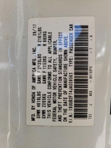 2018 ACURA TLX ADVANC 19UUB2F74JA008563