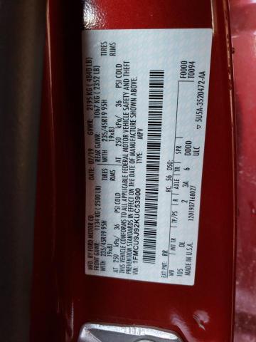 1FMCU9J92KUC53900 Ford Escape Titanium