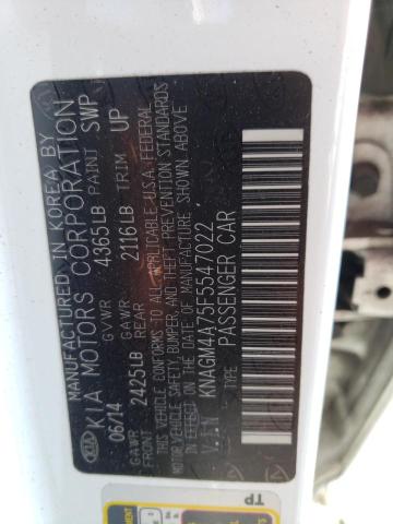 KNAGM4A75F5547022 KIA Optima Lx