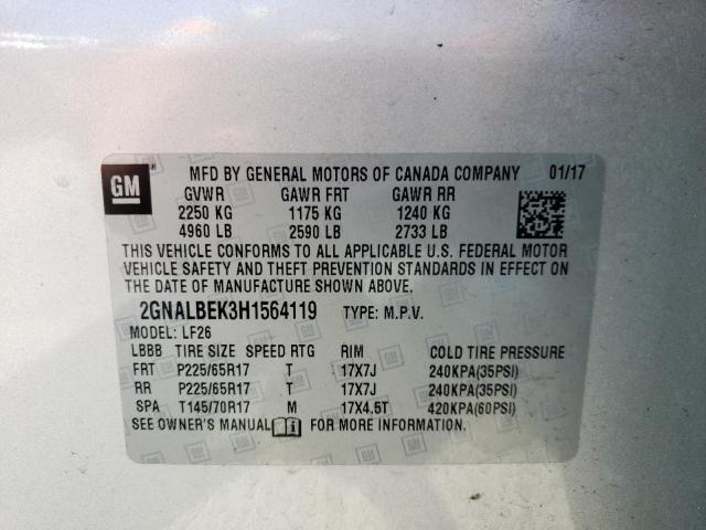 Chevrolet EQUINOX LS 2017 2GNALBEK3H1564119 Image 13