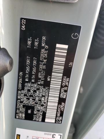 2022 TOYOTA 4RUNNER TR - JTETU5JR6N6060571