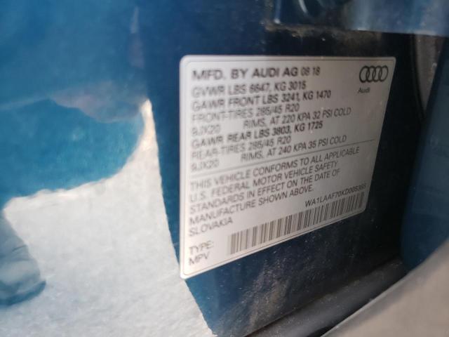 VIN WA1LAAF70KD005368 2019 Audi Q7, Premium Plus no.13